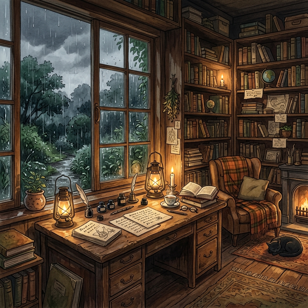 Ghibli Rain