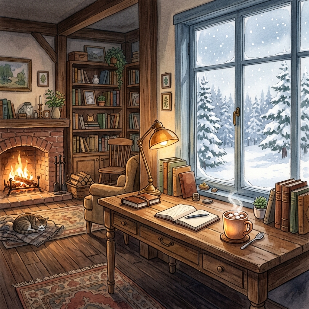 Ghibli Snowy Study